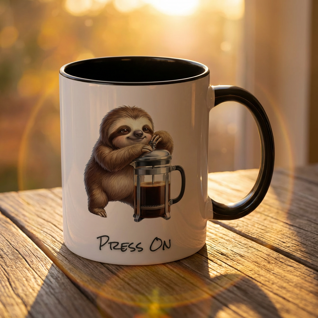 Press On — Sloth & Sip Mug