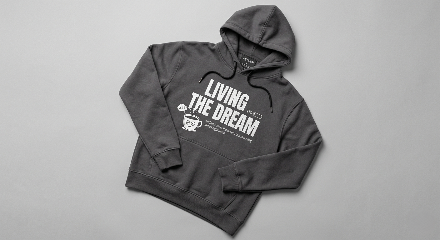 Living The Dream — WFH Hoodie
