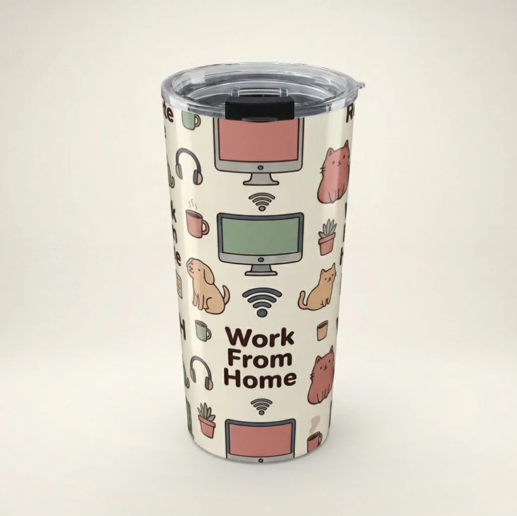 Home Office Energy — Pattern Tumbler