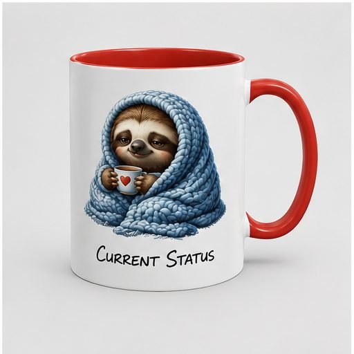 Current Status — Sloth & Sip Mug