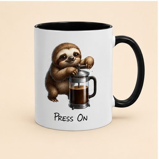 Press On — Sloth & Sip Mug