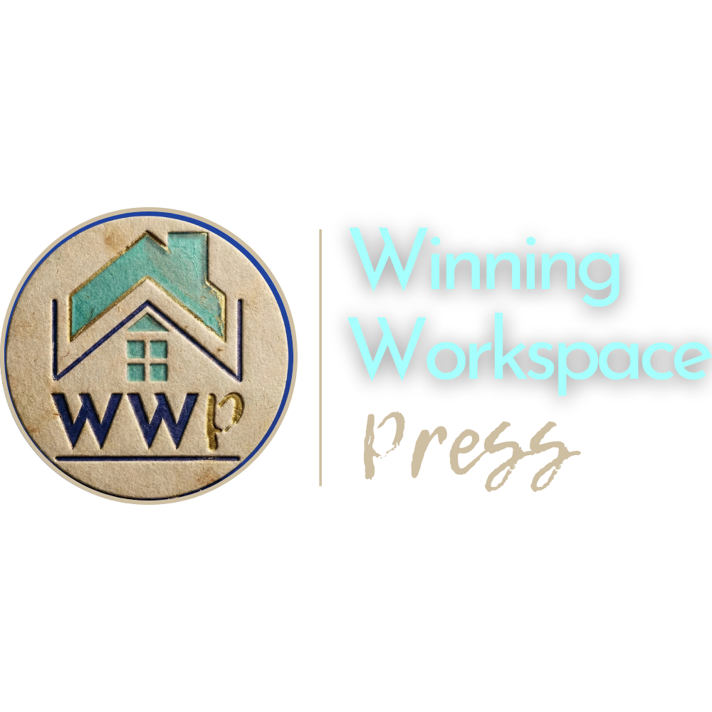 WWPdklogo Circular logo with a house and “WWP,” next to text reading “Winning Workspace Press” in blue and beige on a light background.
